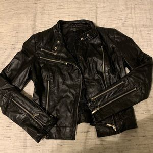 Bebe Leather Jacket XS